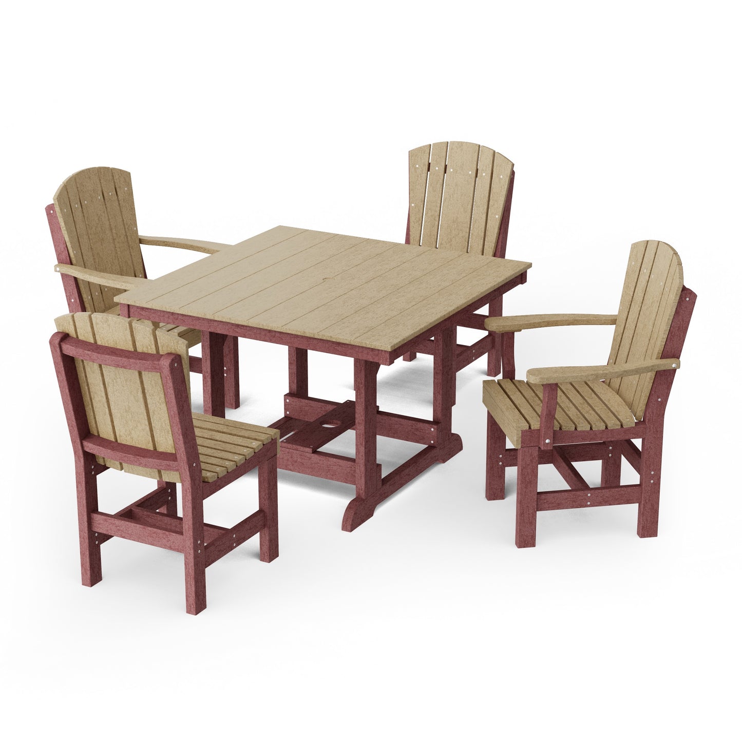 Heritage 5-Piece Square Dining Set