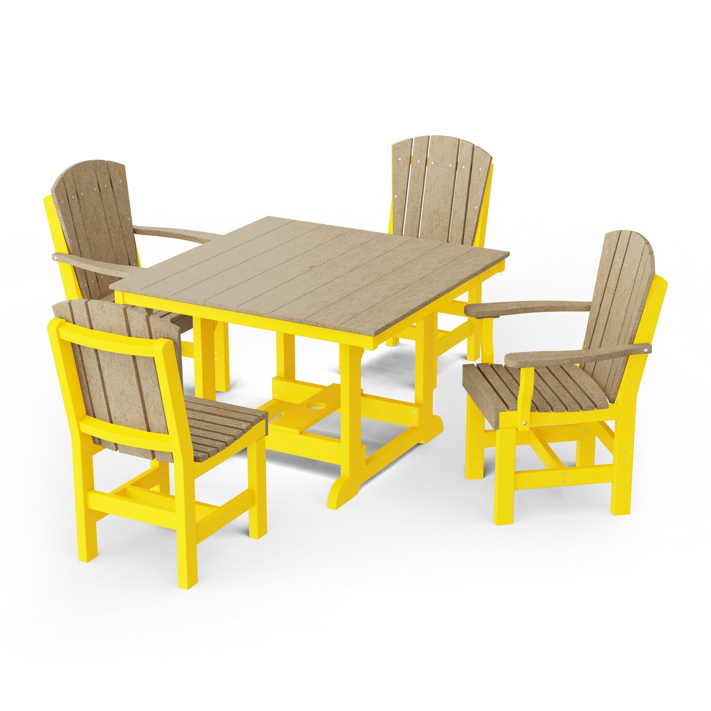 Heritage 5-Piece Square Dining Set