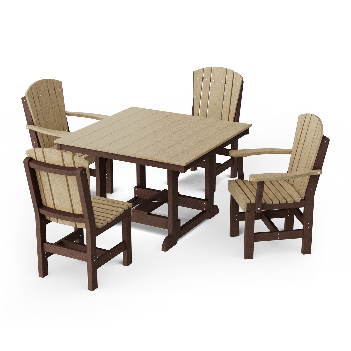 Heritage 5-Piece Square Dining Set