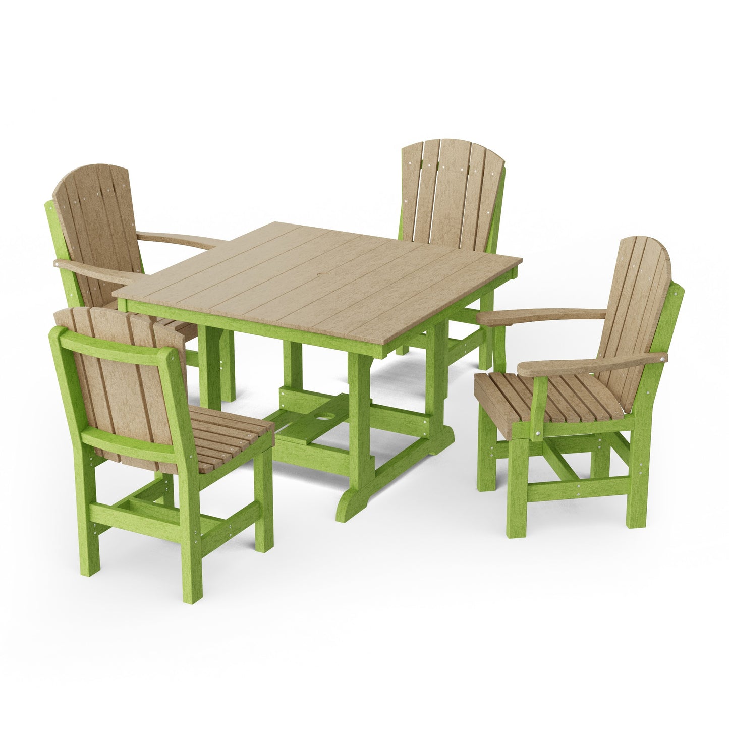 Heritage 5-Piece Square Dining Set