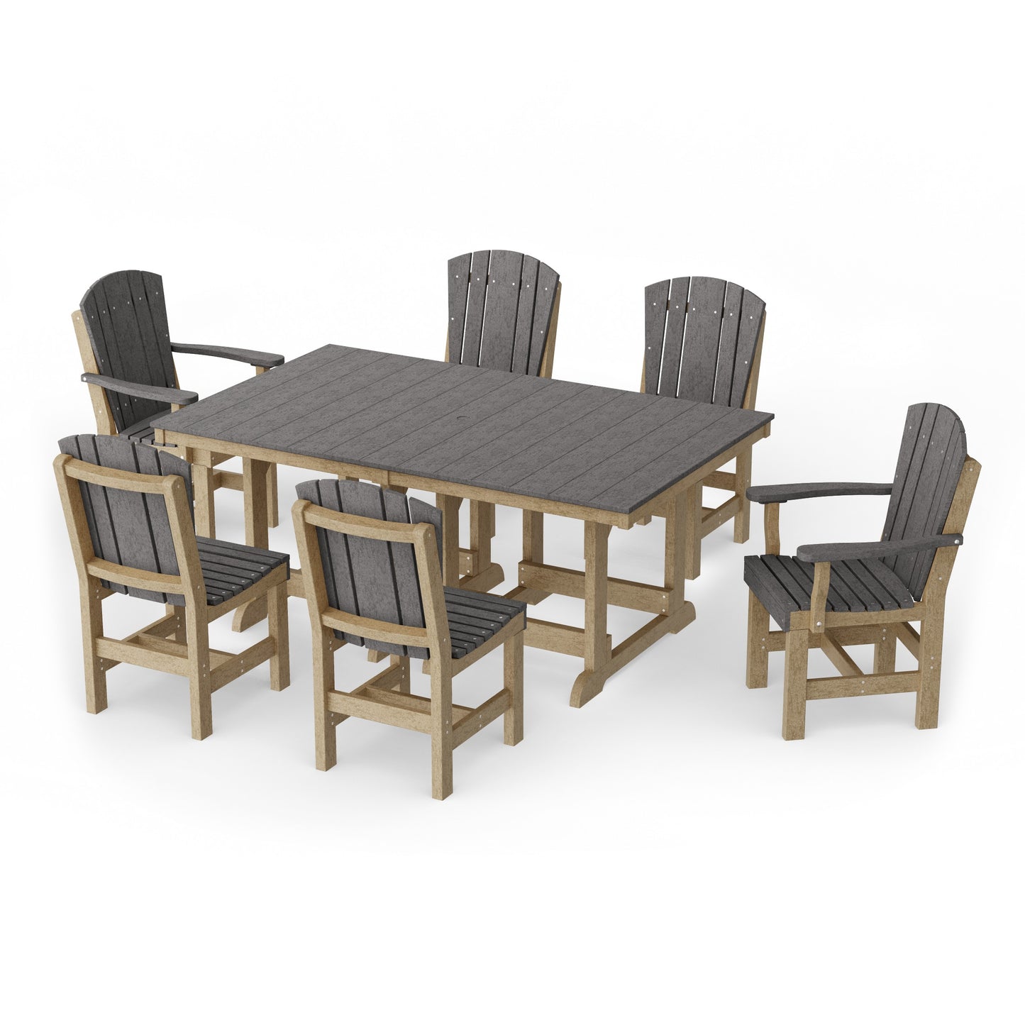 Heritage 7-Piece Rectangular Dining Set