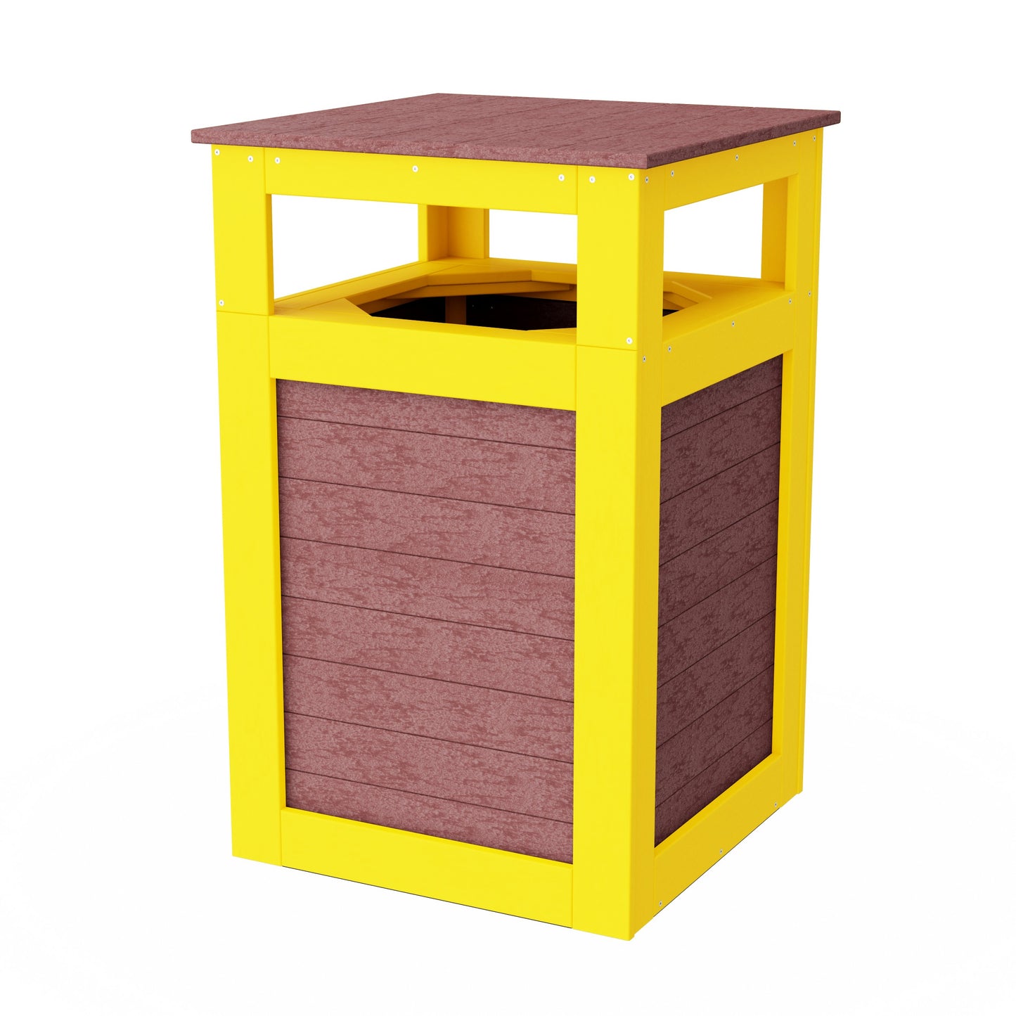 Outdoor Trash Can Holder