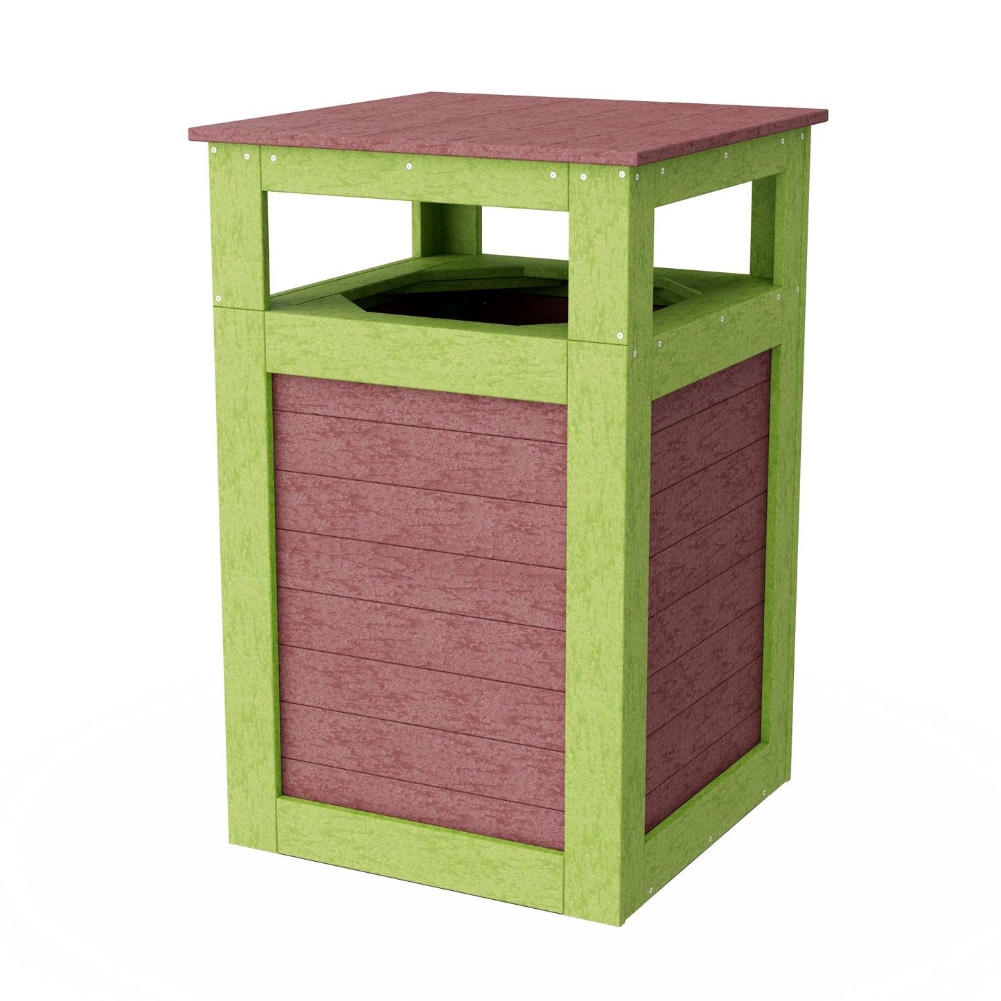 Outdoor Trash Can Holder