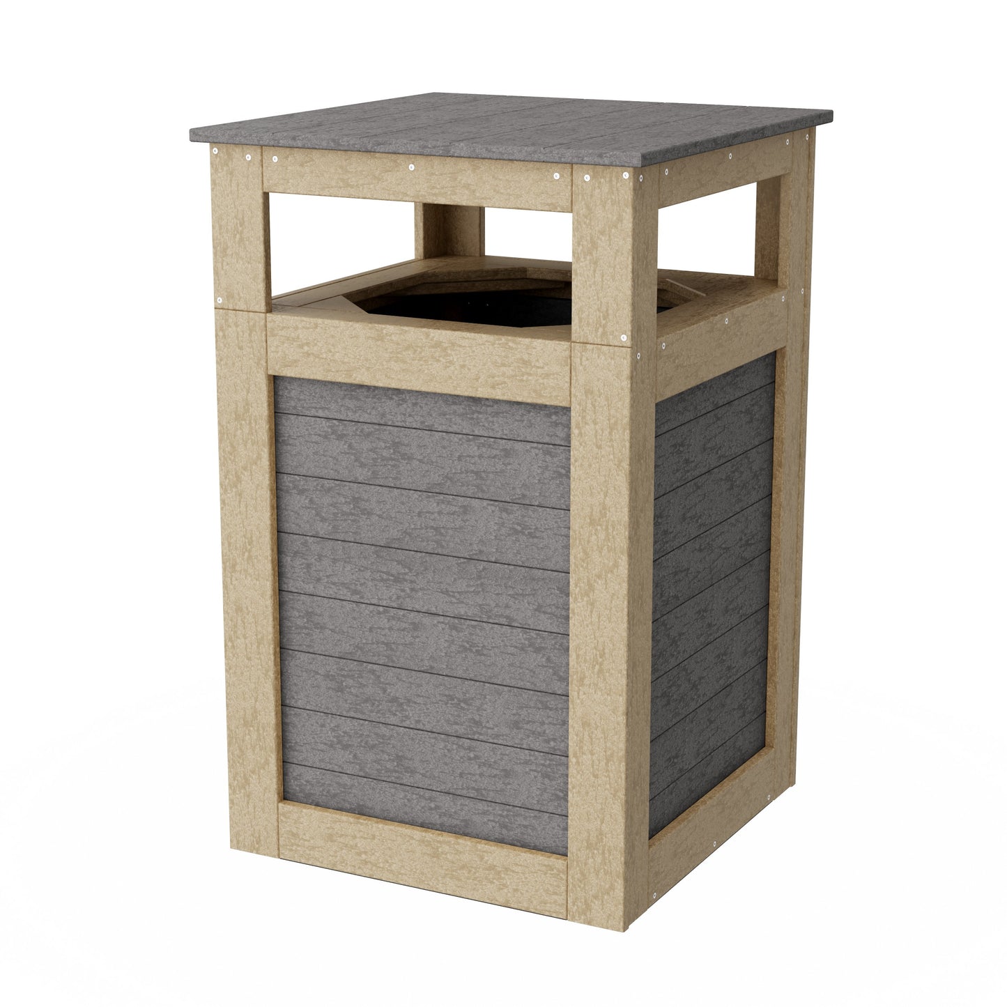 Outdoor Trash Can Holder