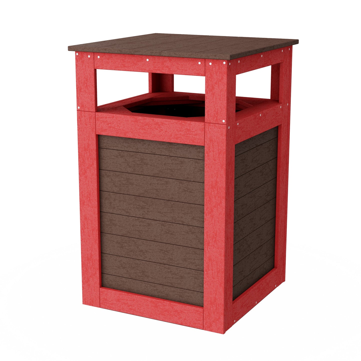 Outdoor Trash Can Holder