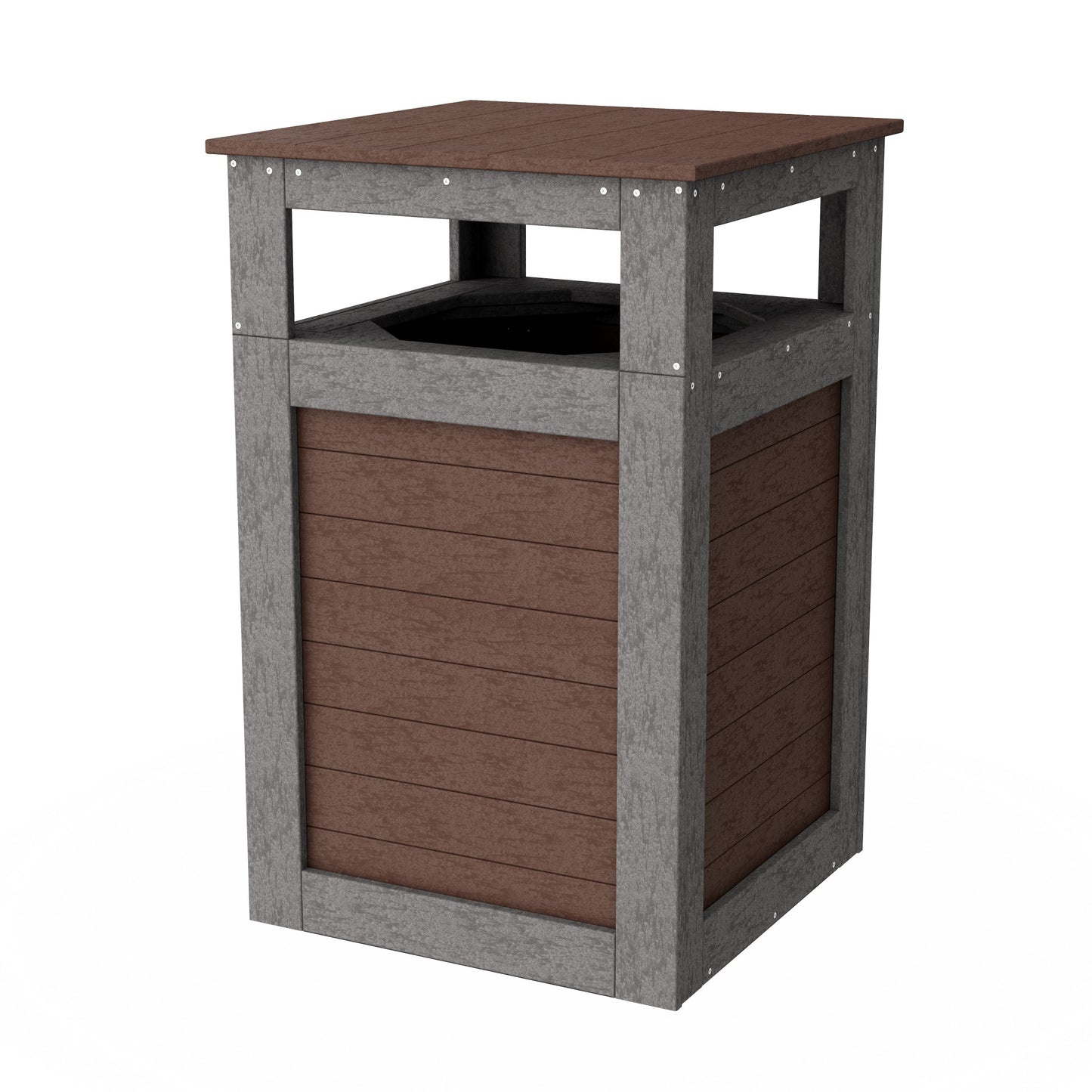 Outdoor Trash Can Holder