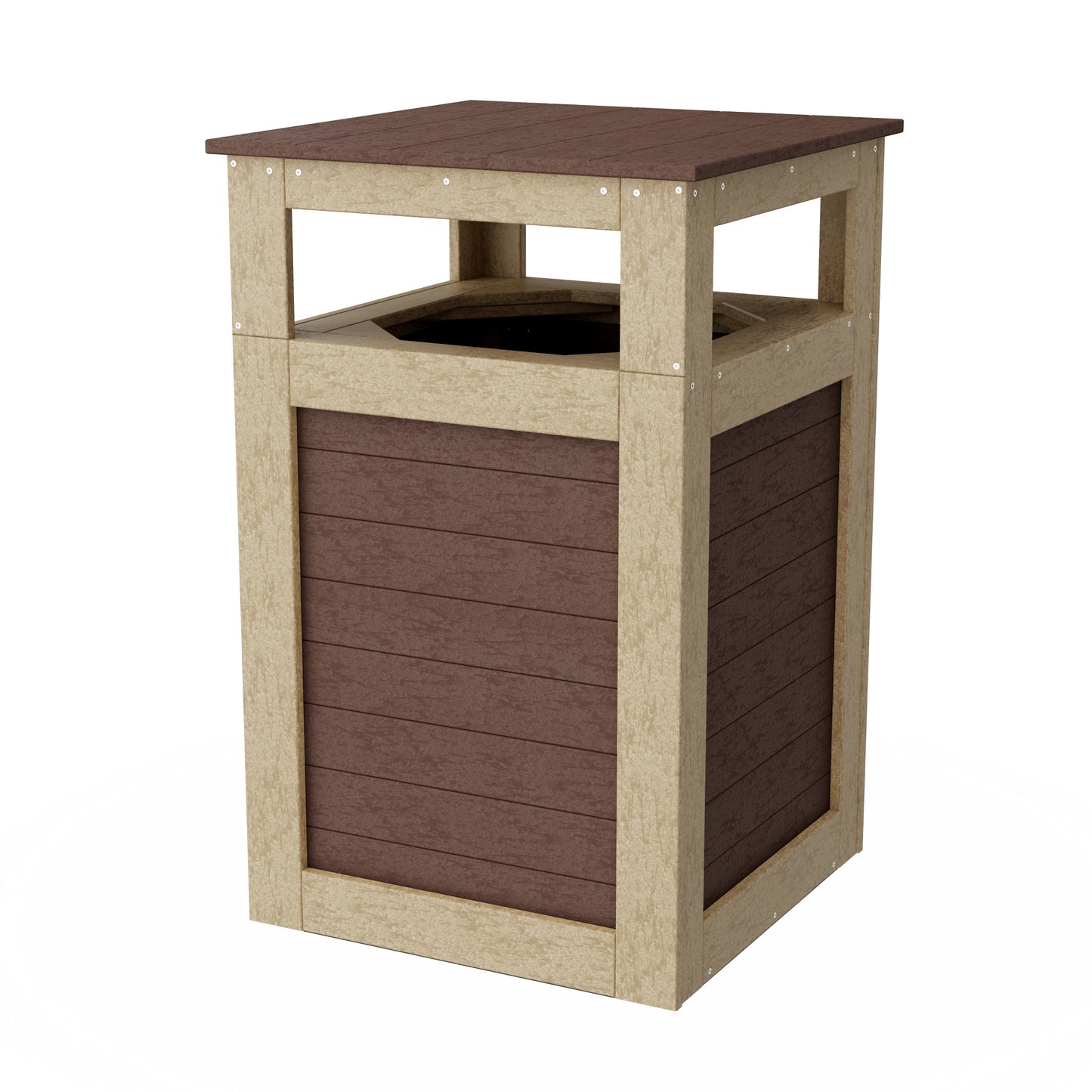 Outdoor Trash Can Holder