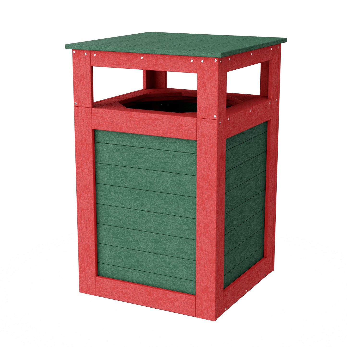 Outdoor Trash Can Holder