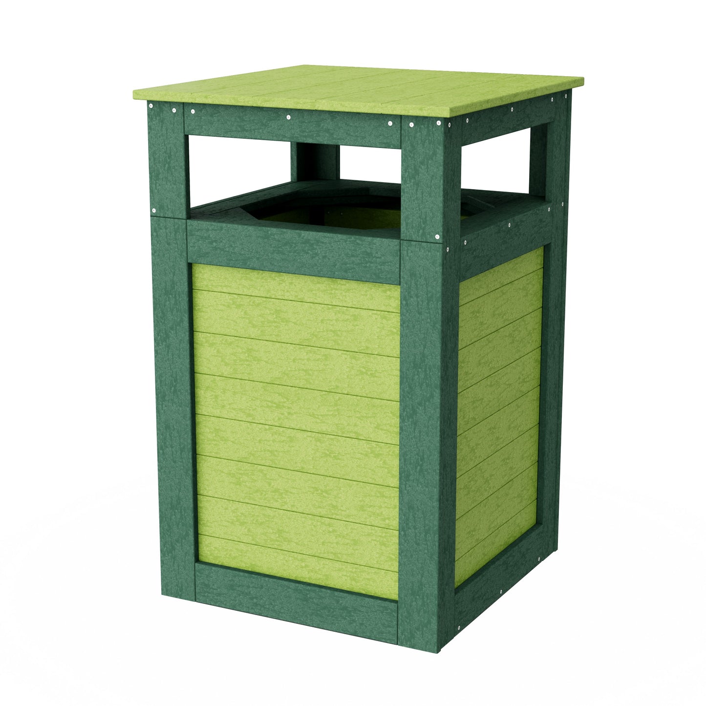 Outdoor Trash Can Holder