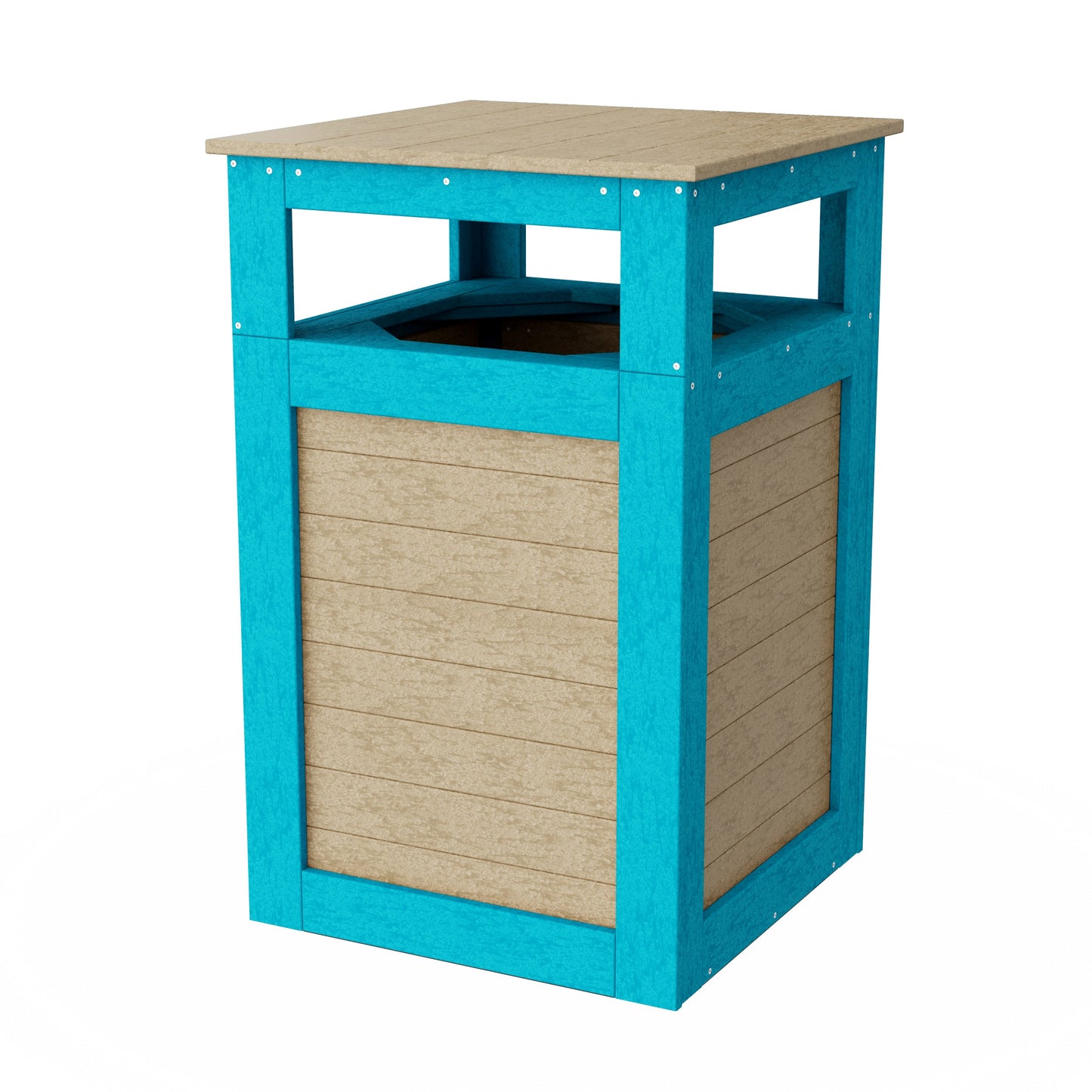 Outdoor Trash Can Holder