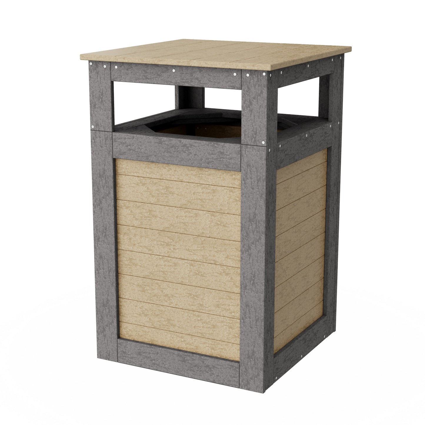 Outdoor Trash Can Holder