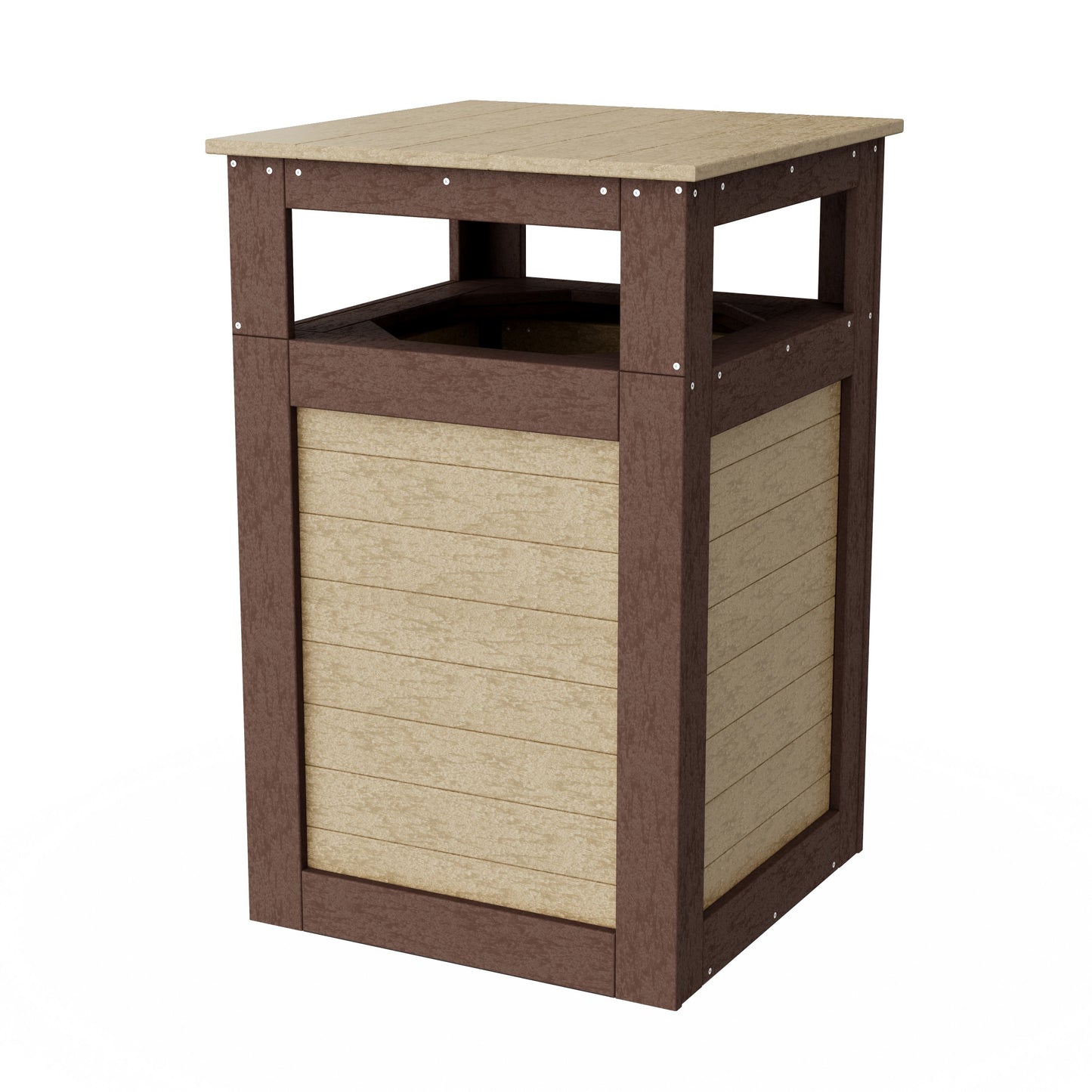 Outdoor Trash Can Holder