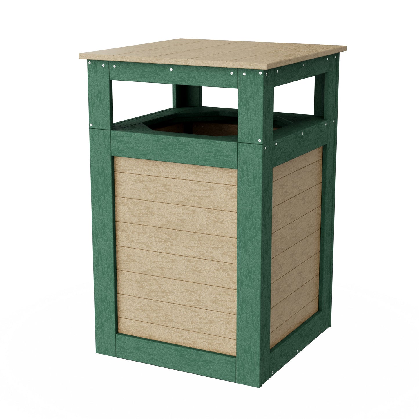 Outdoor Trash Can Holder