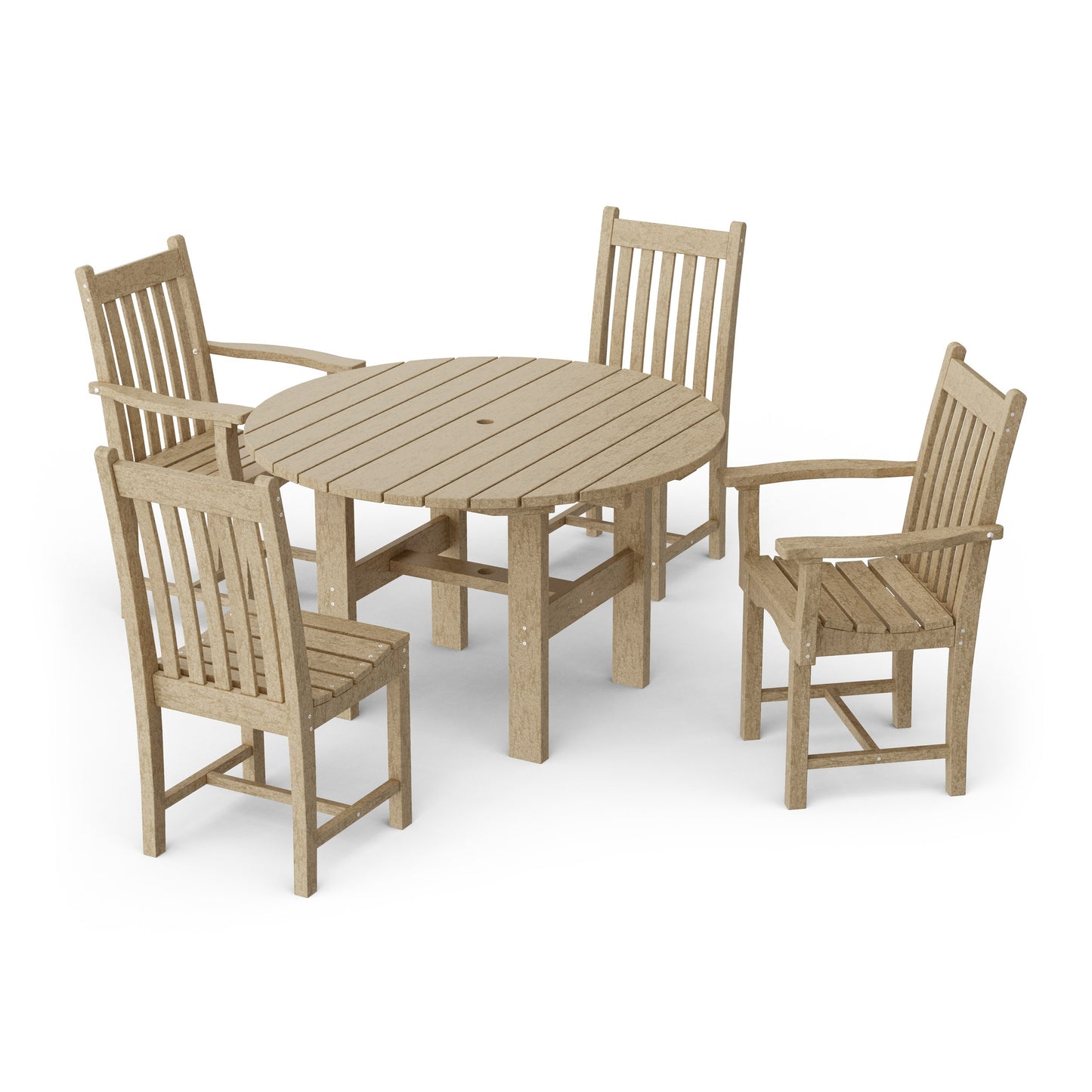 Classic 5-Piece Round Dining Set