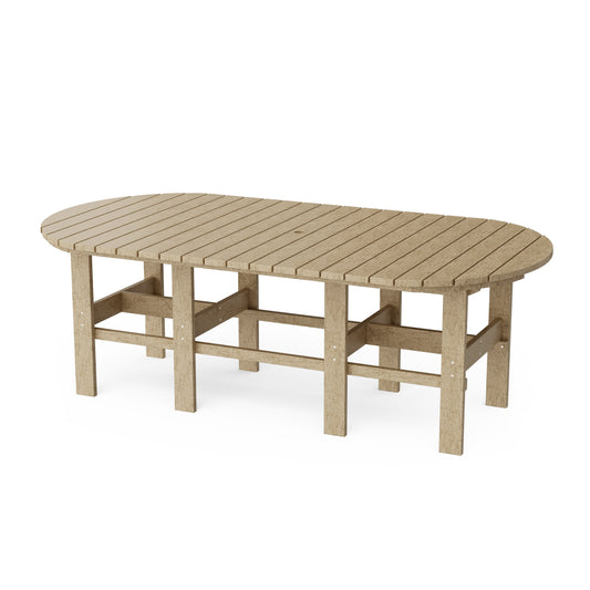 Classic 44" x 84" Oval Dining Table