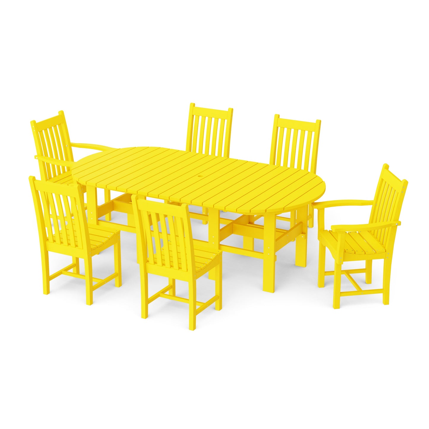 Classic 7-Piece Oval Dining Set
