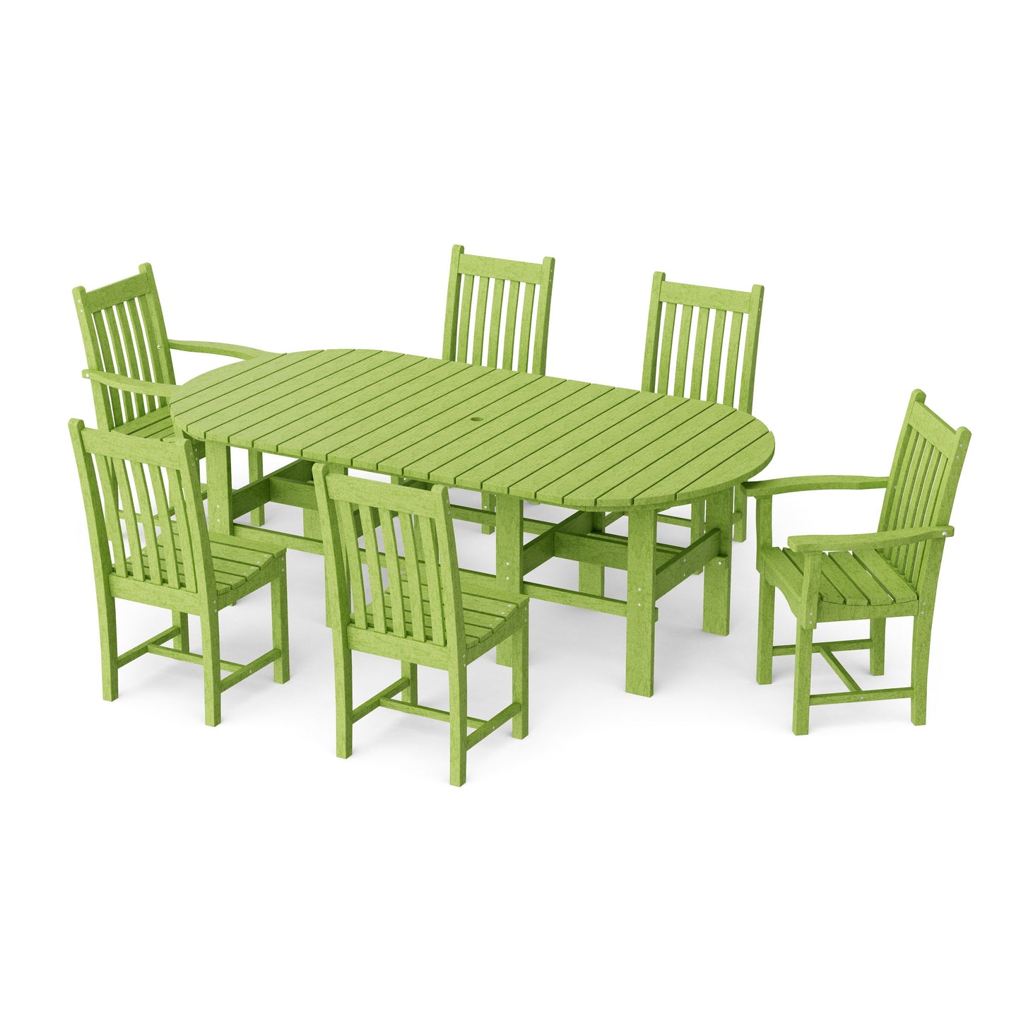 Classic 7-Piece Oval Dining Set