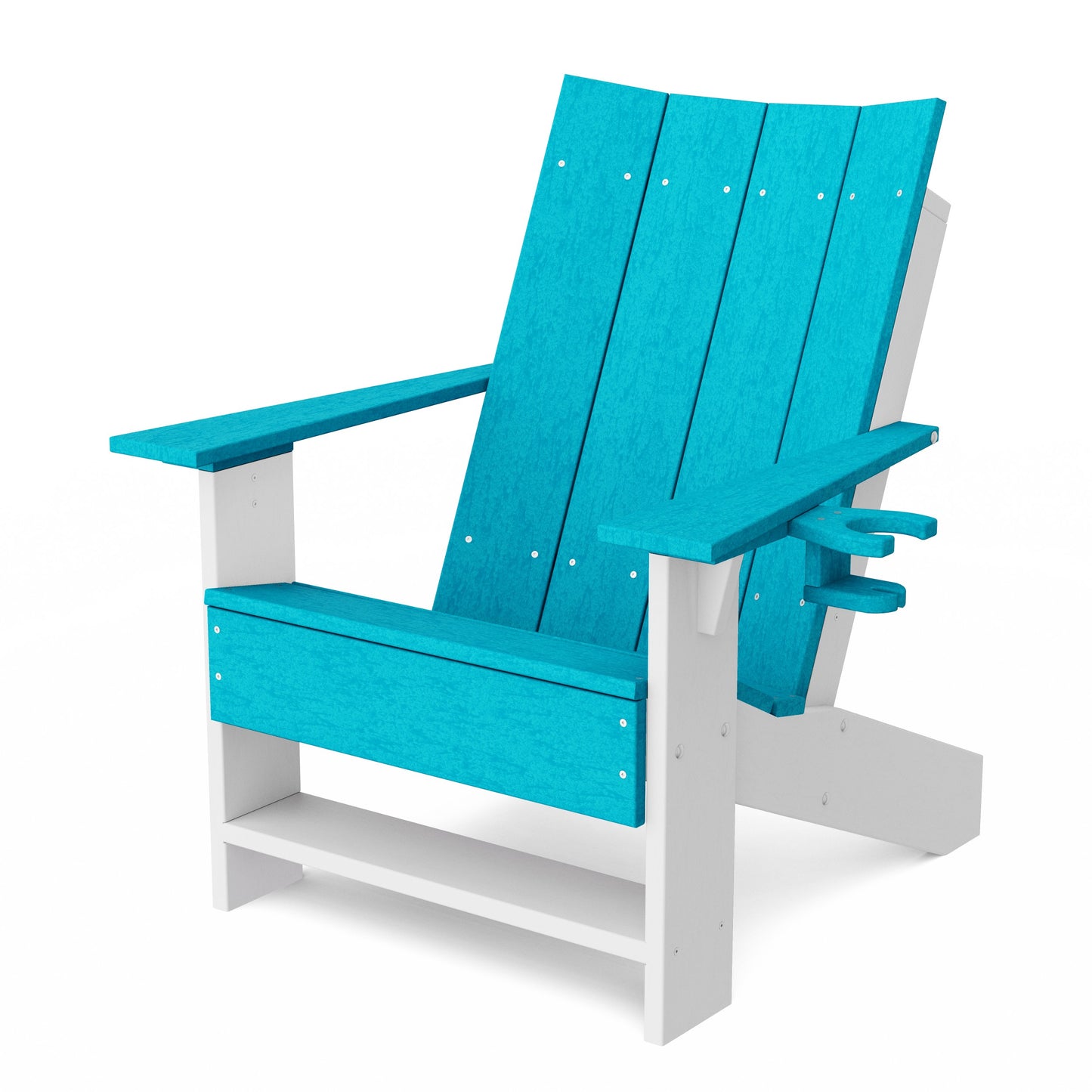 Contemporary Modern Adirondack Chair with Cup Holder
