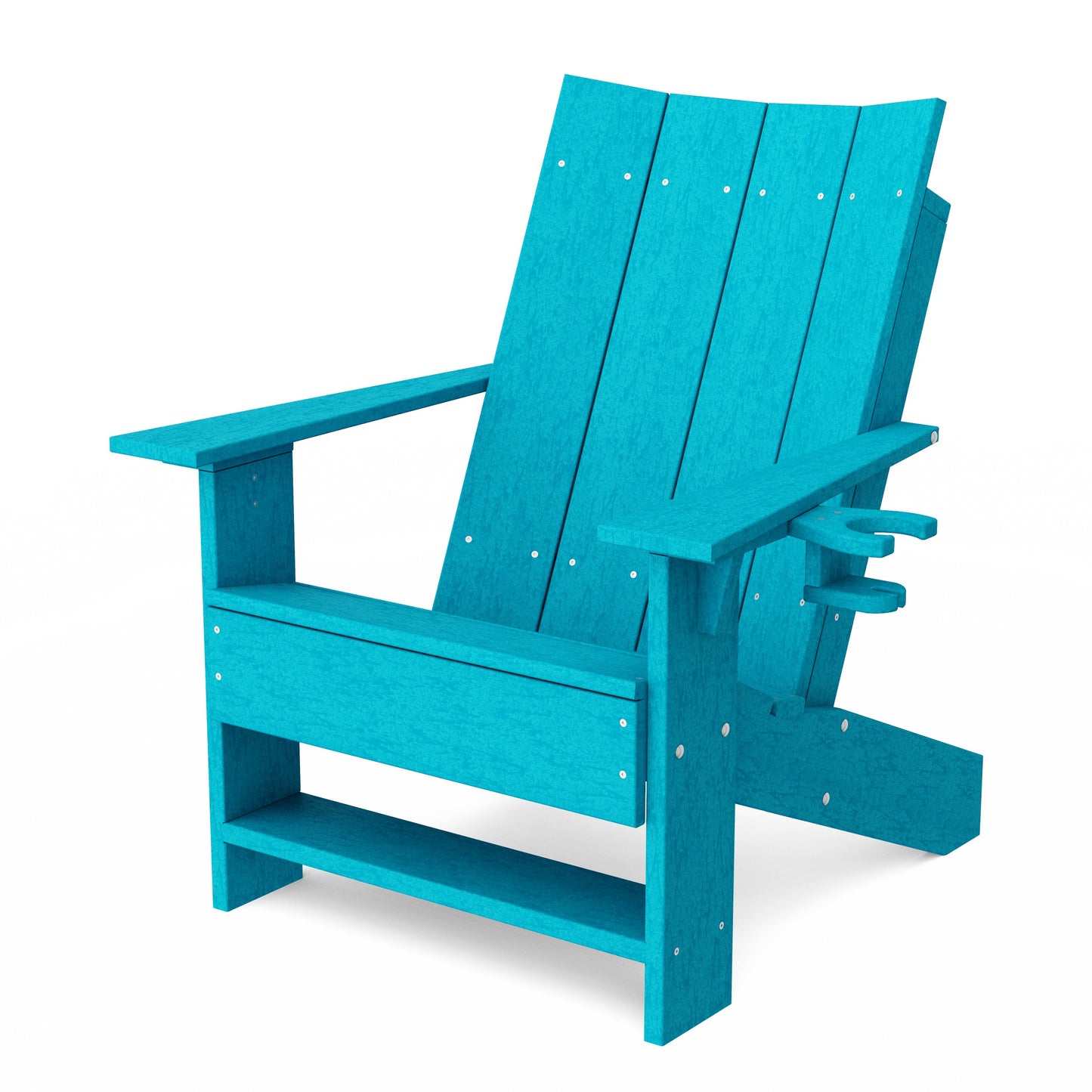 Contemporary Modern Adirondack Chair with Cup Holder