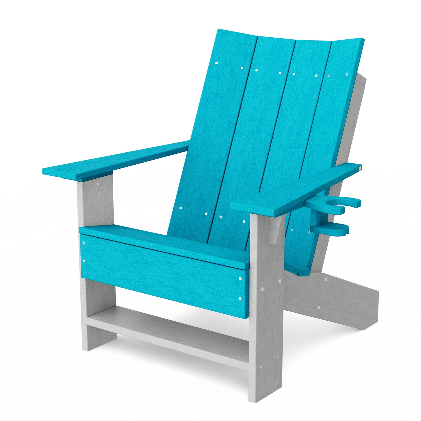 Contemporary Modern Adirondack Chair with Cup Holder