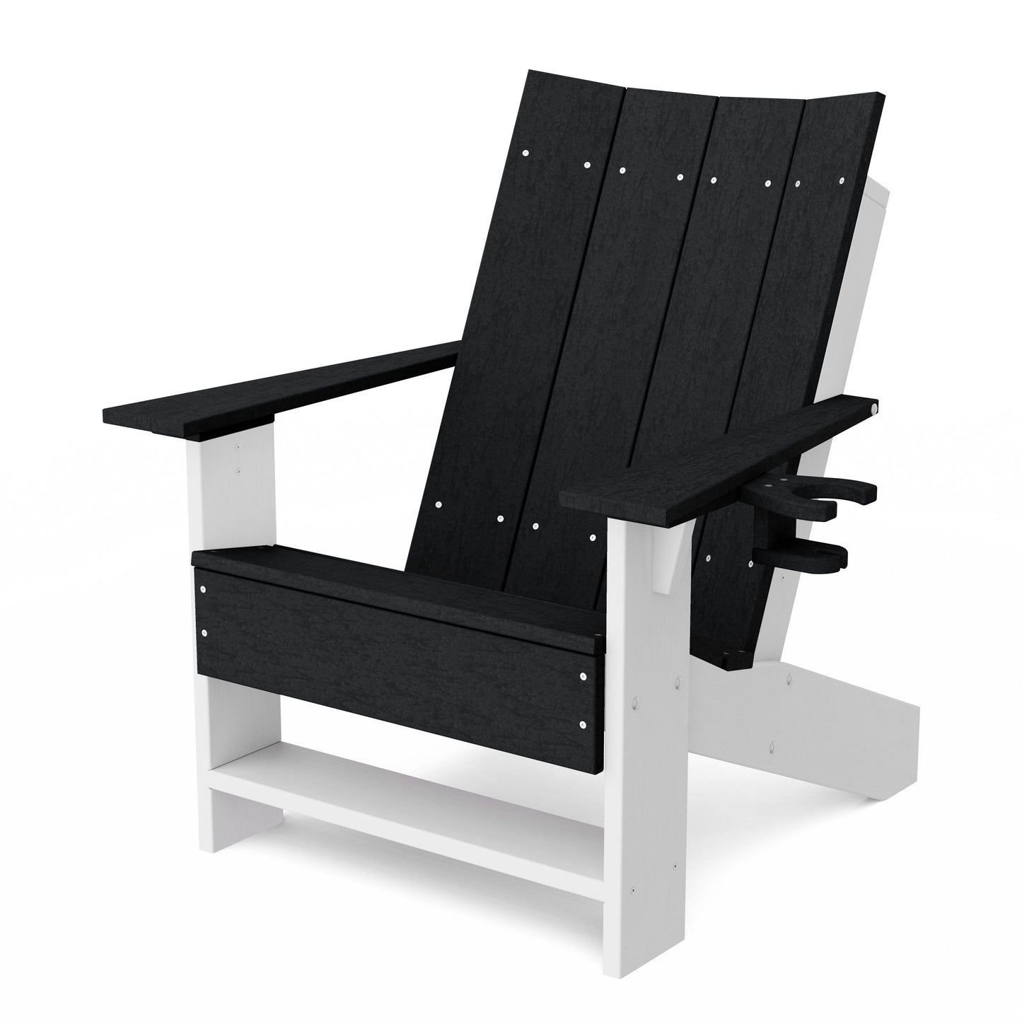 Contemporary Modern Adirondack Chair with Cup Holder