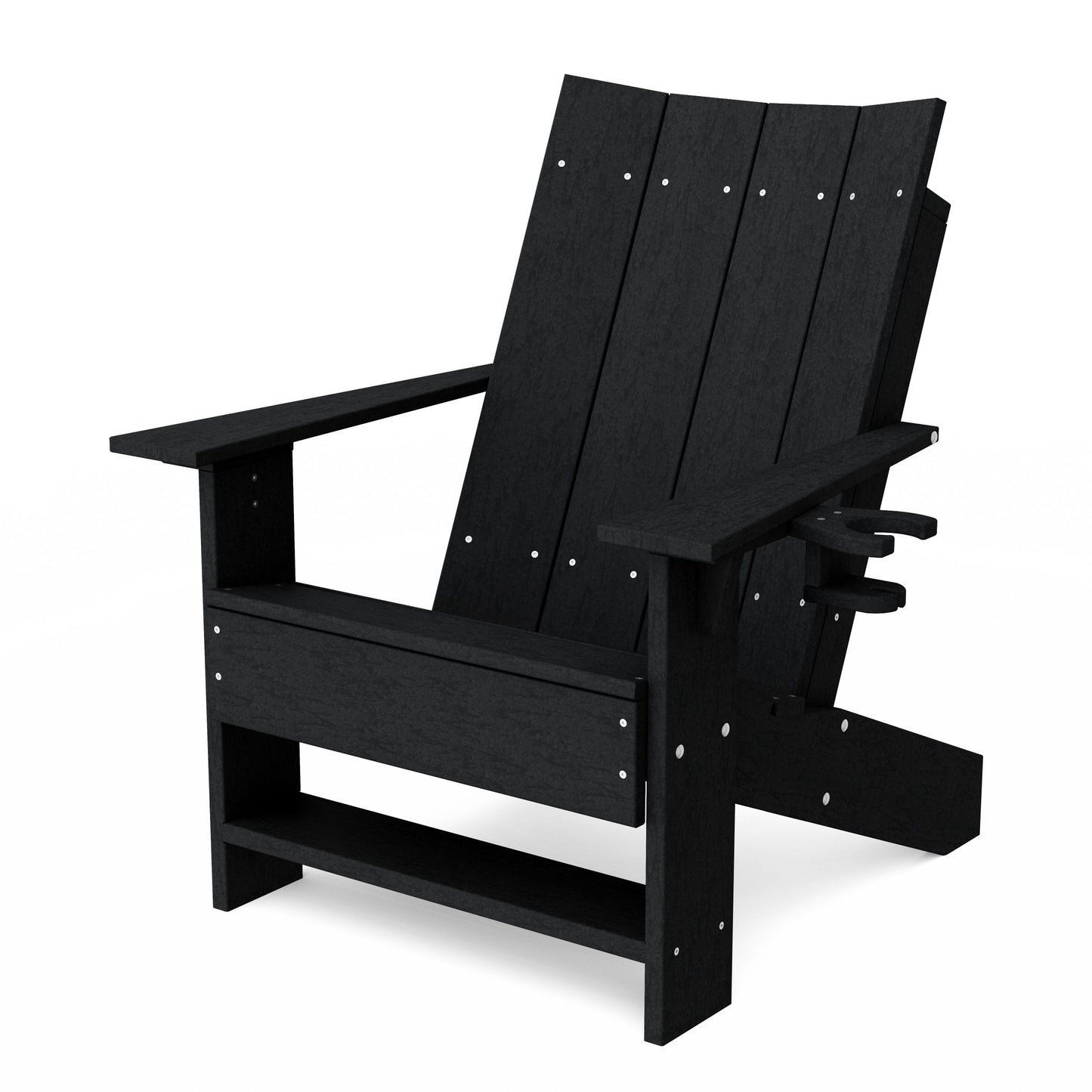 Contemporary Modern Adirondack Chair with Cup Holder