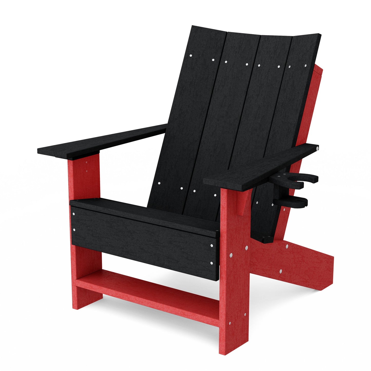 Contemporary Modern Adirondack Chair with Cup Holder