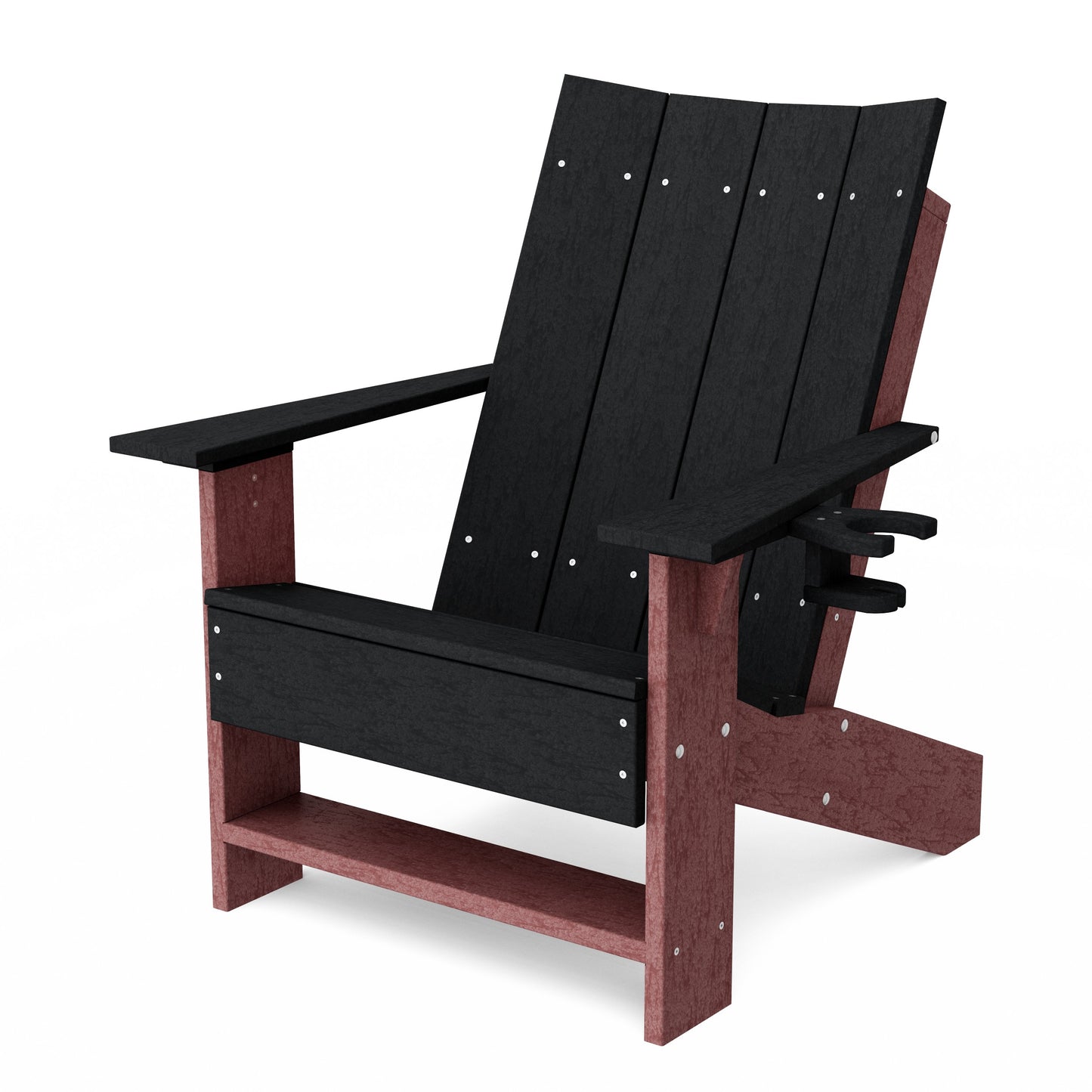 Contemporary Modern Adirondack Chair with Cup Holder