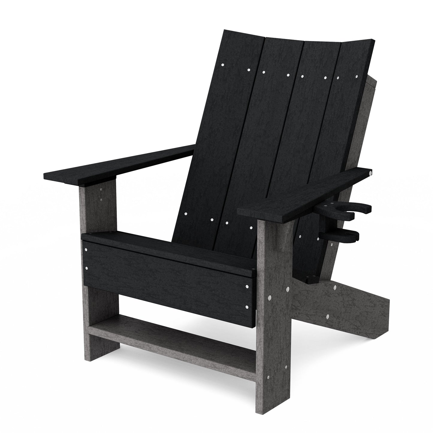 Contemporary Modern Adirondack Chair with Cup Holder