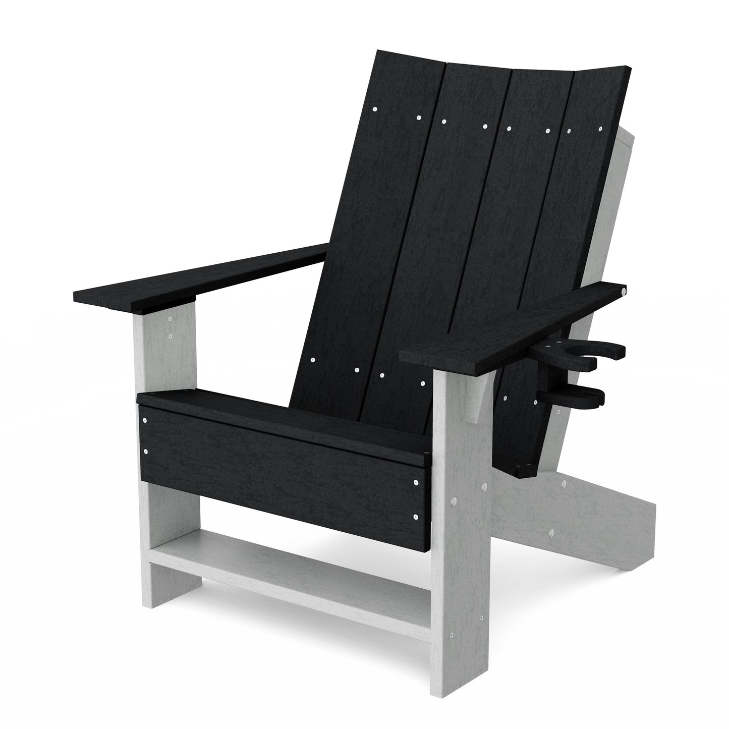 Contemporary Modern Adirondack Chair with Cup Holder