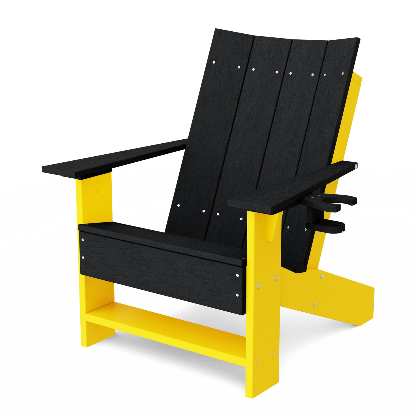 Contemporary Modern Adirondack Chair with Cup Holder