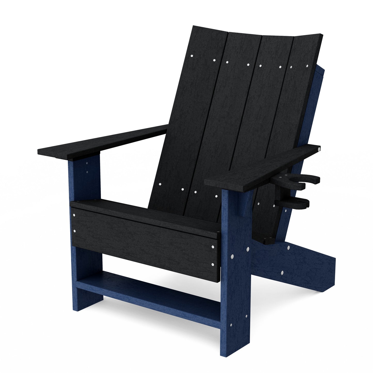 Contemporary Modern Adirondack Chair with Cup Holder