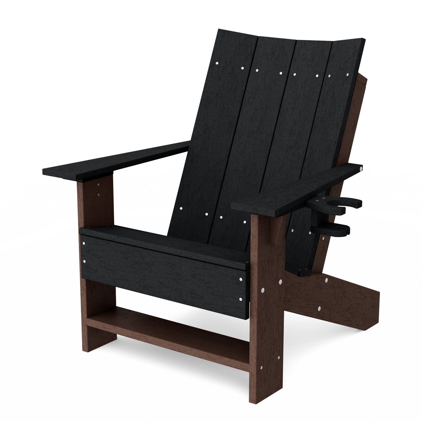 Contemporary Modern Adirondack Chair with Cup Holder