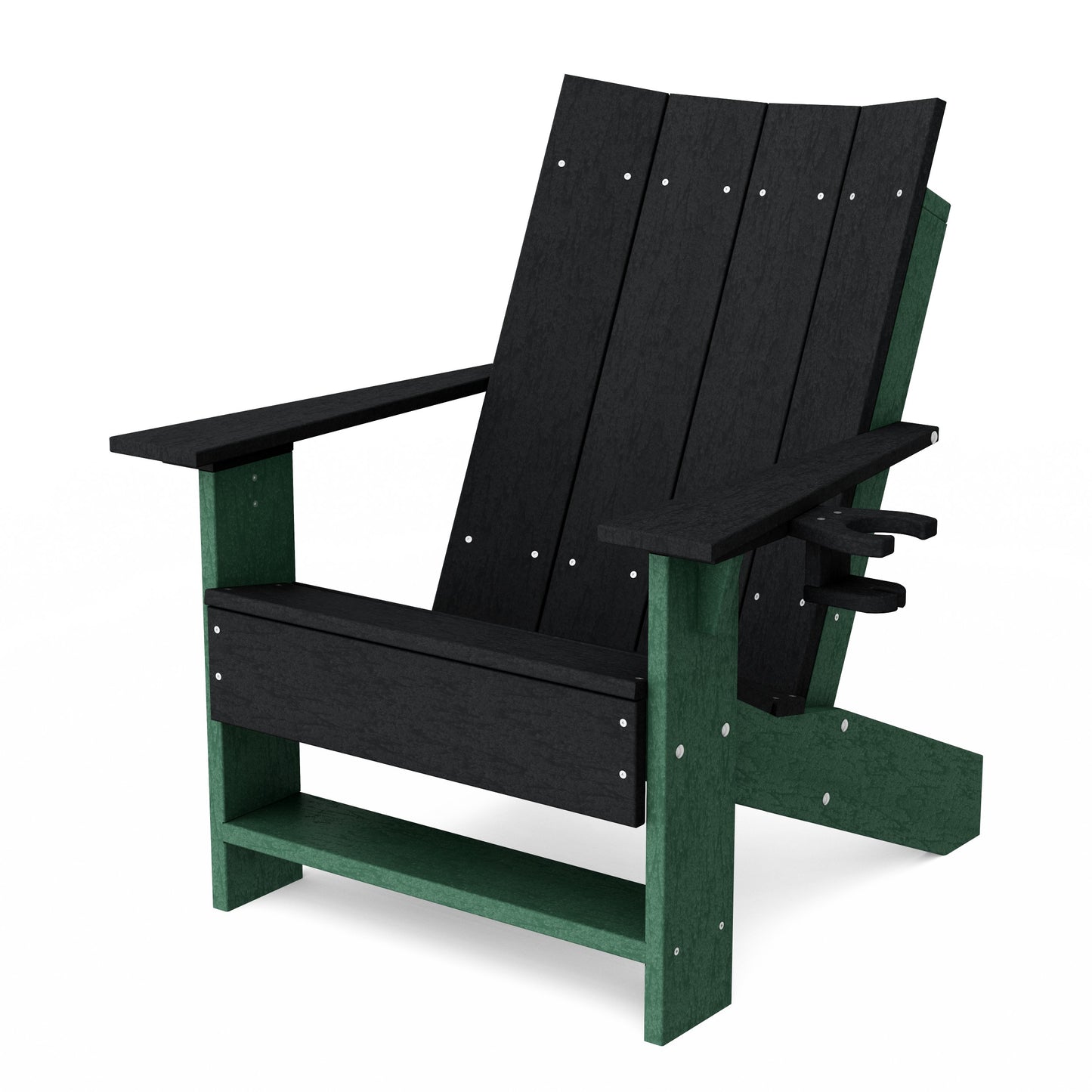 Contemporary Modern Adirondack Chair with Cup Holder