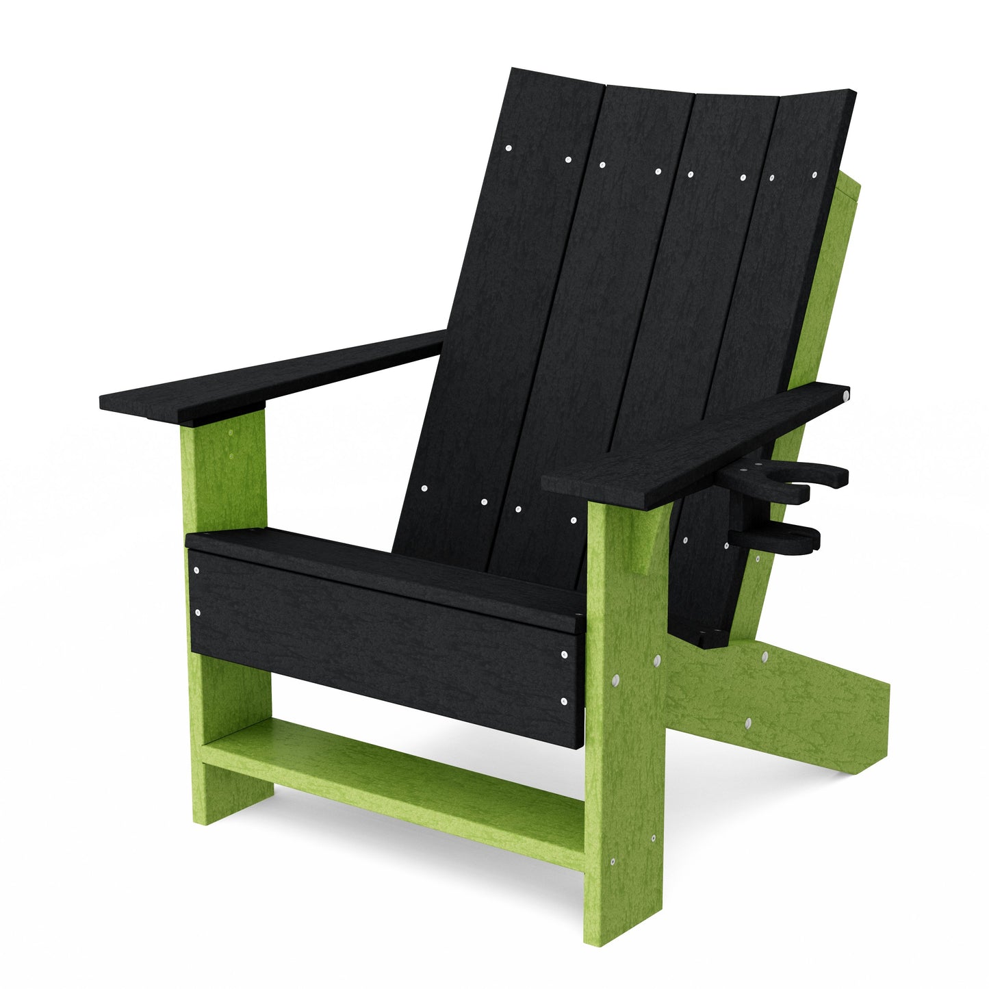 Contemporary Modern Adirondack Chair with Cup Holder