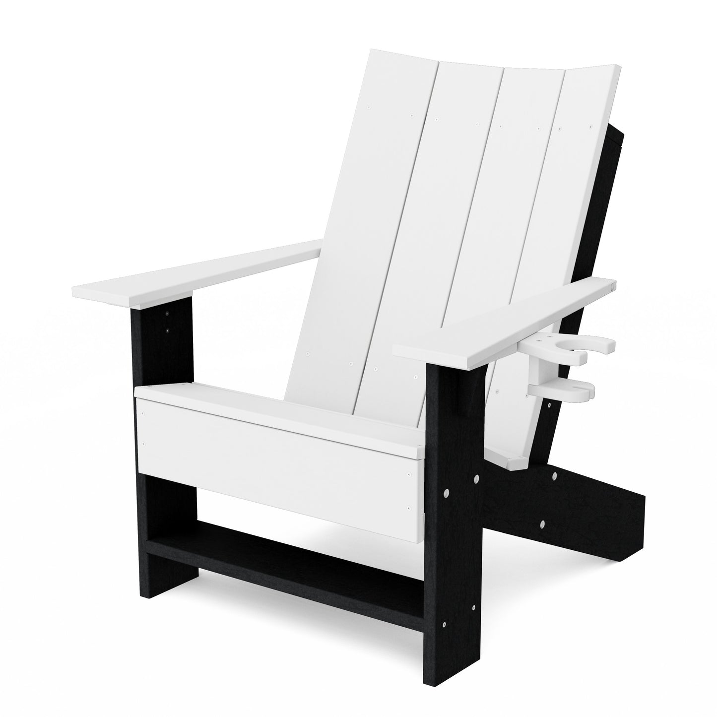 Contemporary Modern Adirondack Chair with Cup Holder