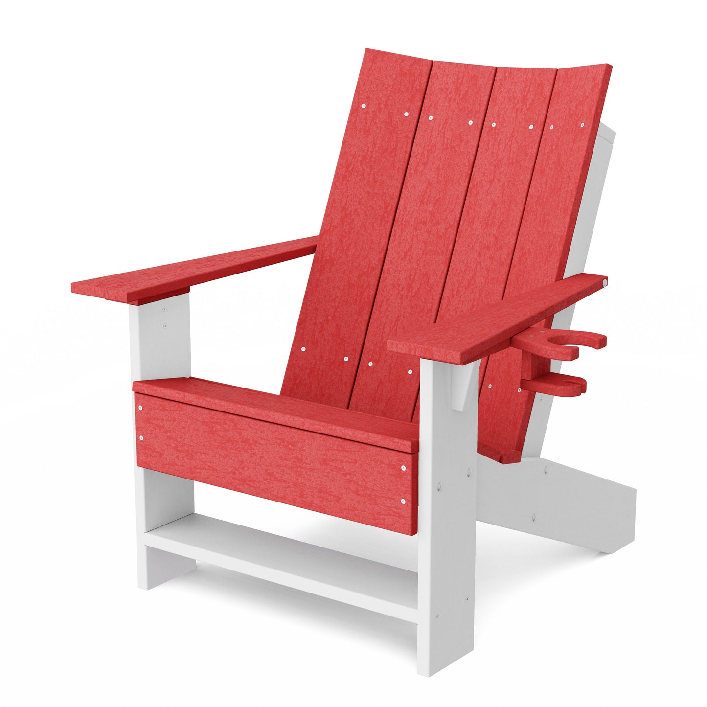 Contemporary Modern Adirondack Chair with Cup Holder