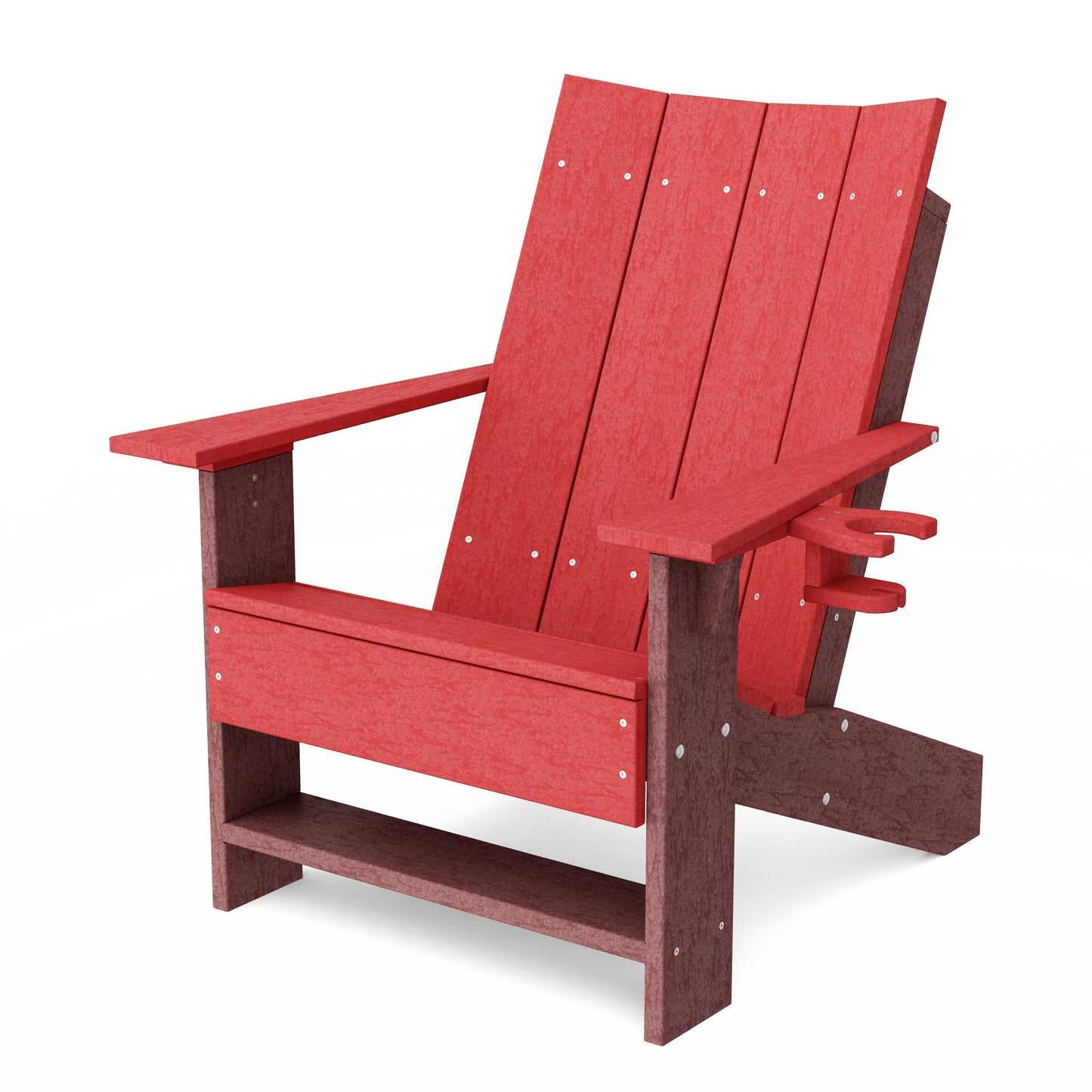 Contemporary Modern Adirondack Chair with Cup Holder