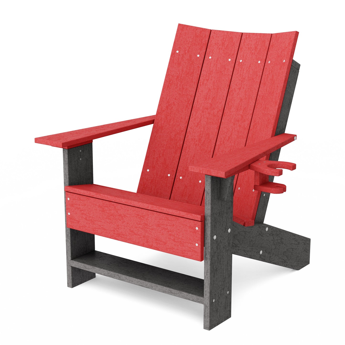 Contemporary Modern Adirondack Chair with Cup Holder