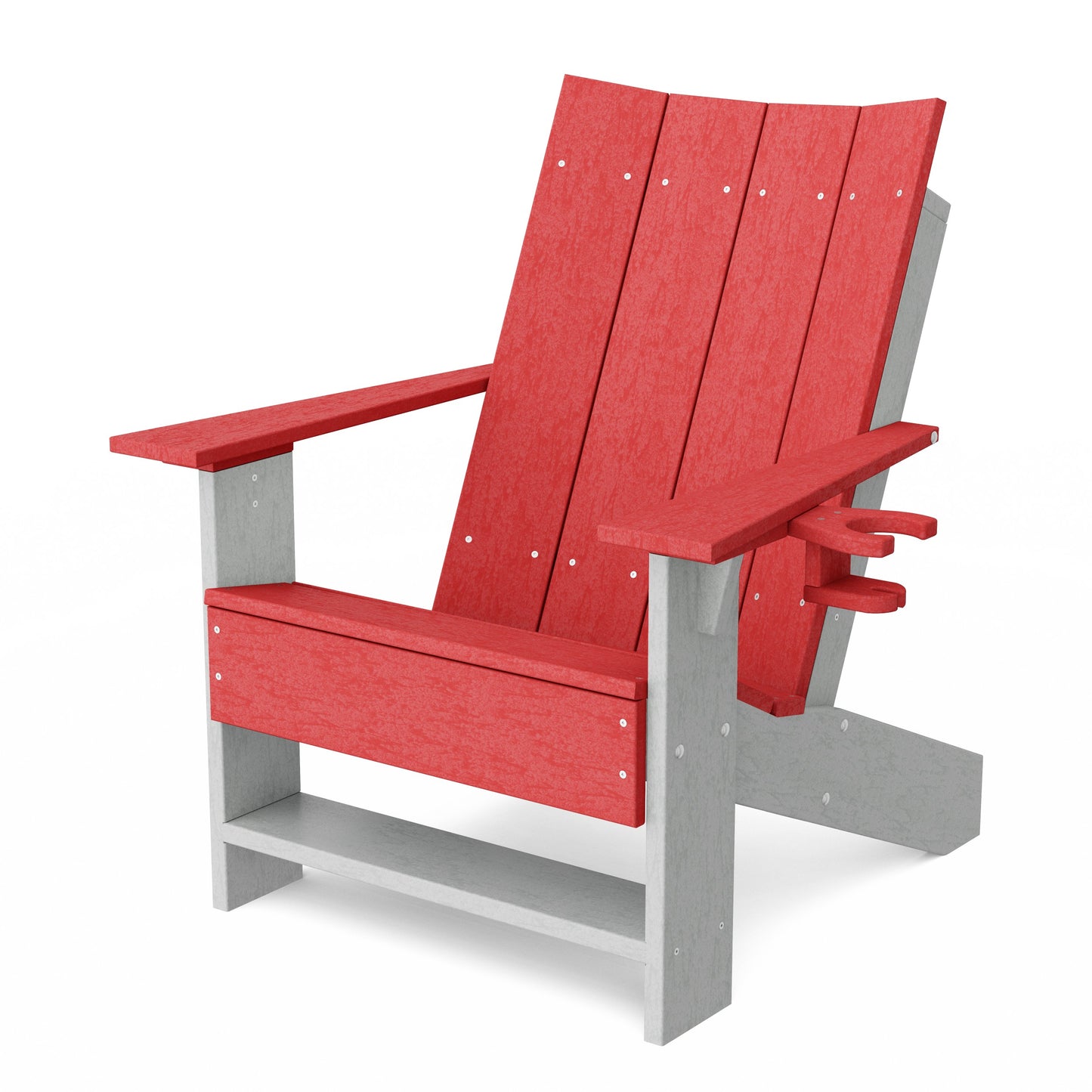 Contemporary Modern Adirondack Chair with Cup Holder