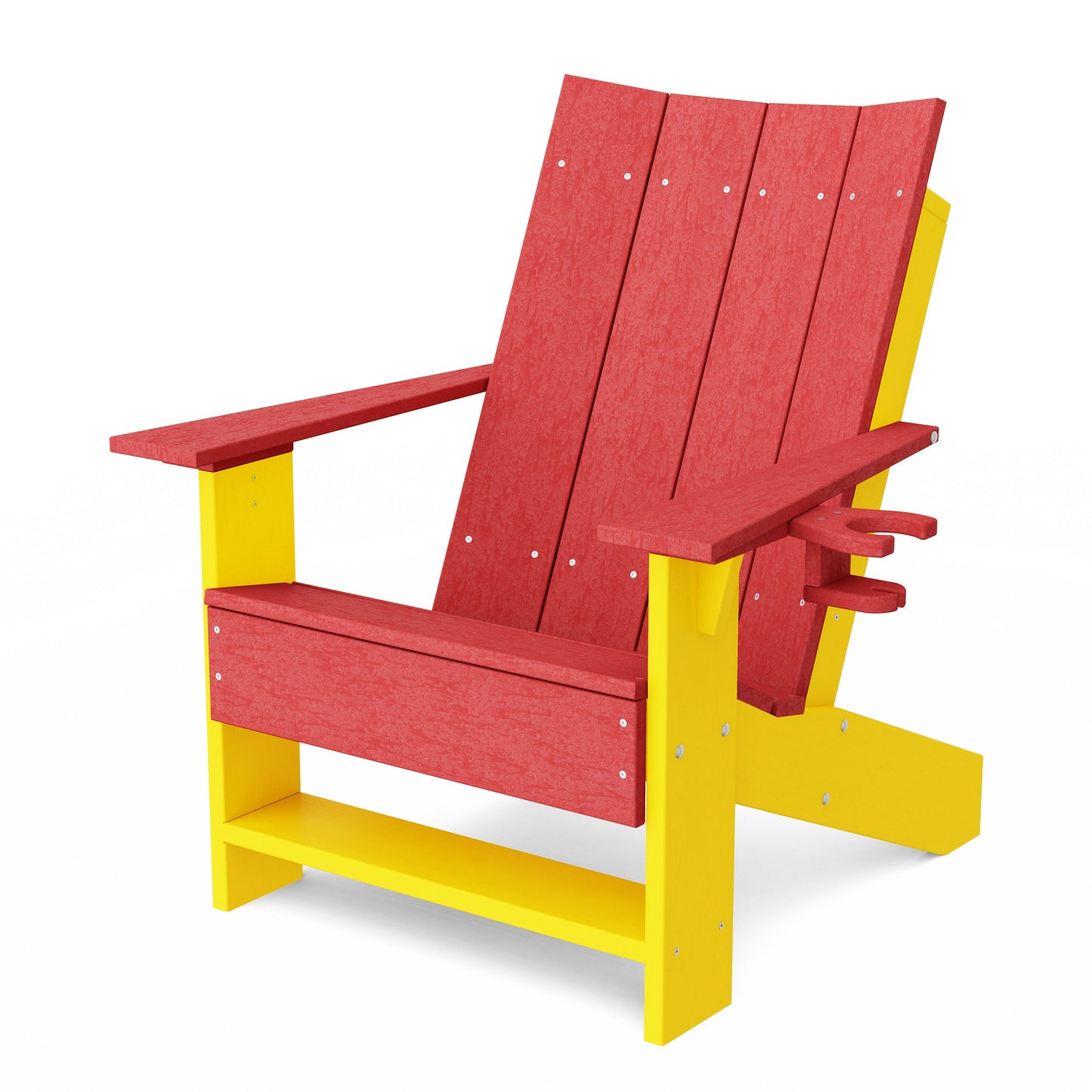 Contemporary Modern Adirondack Chair with Cup Holder