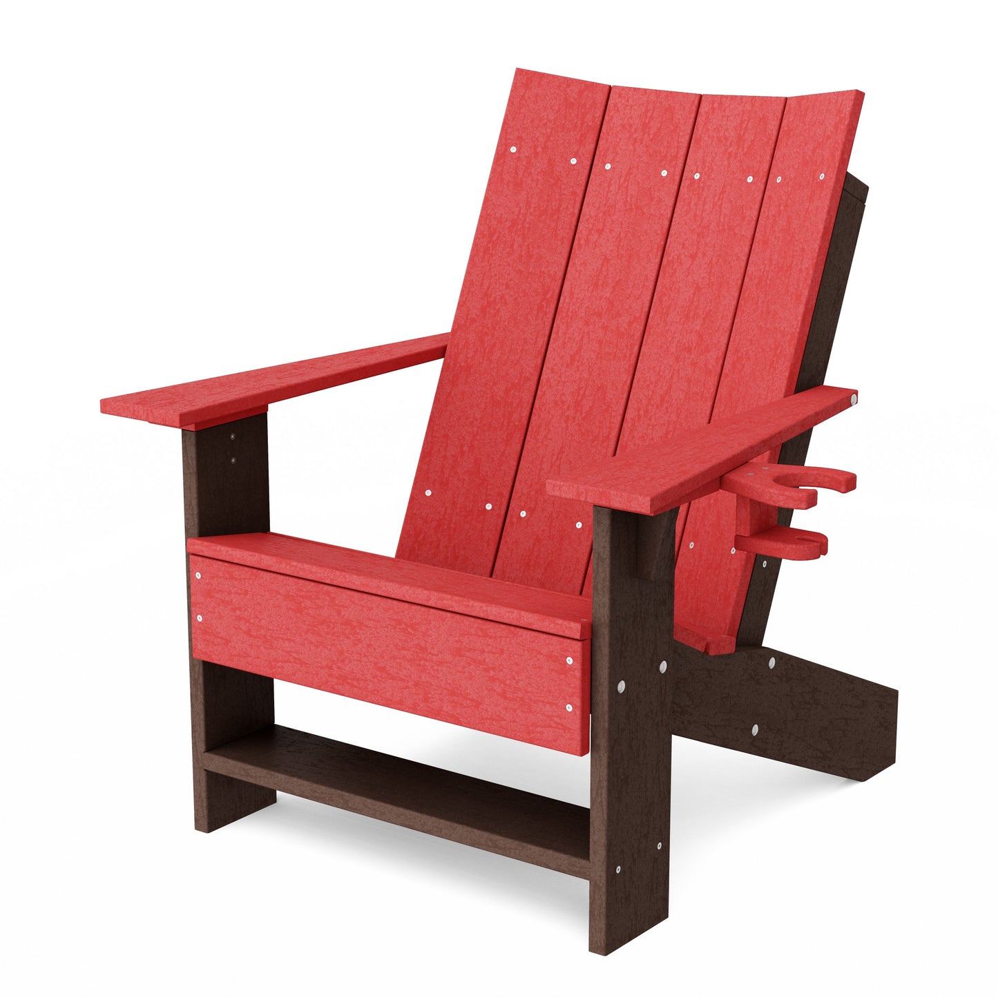Contemporary Modern Adirondack Chair with Cup Holder