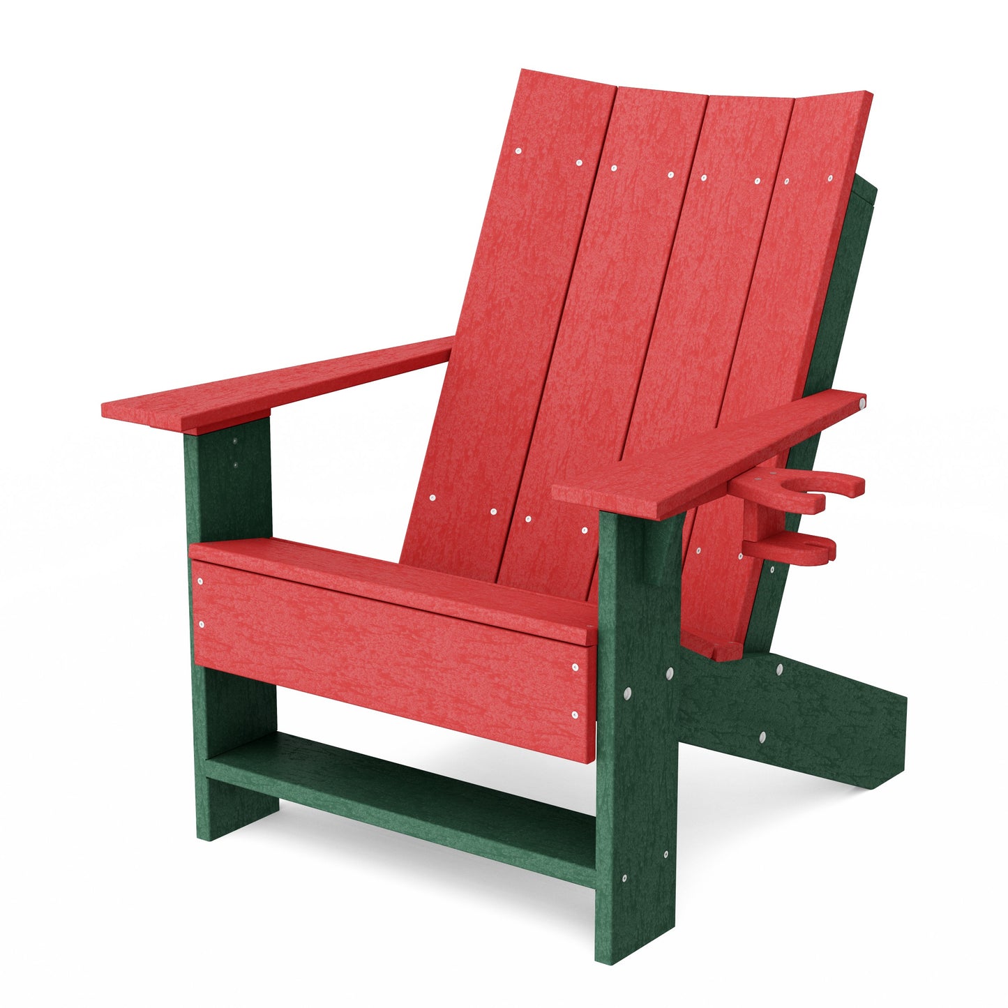 Contemporary Modern Adirondack Chair with Cup Holder