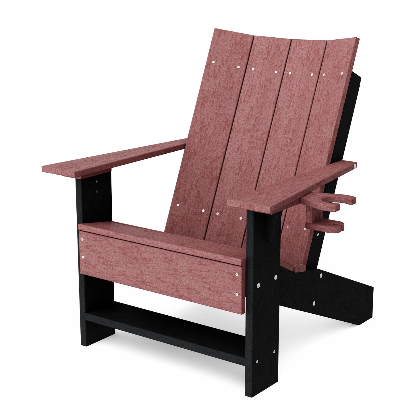 Contemporary Modern Adirondack Chair with Cup Holder