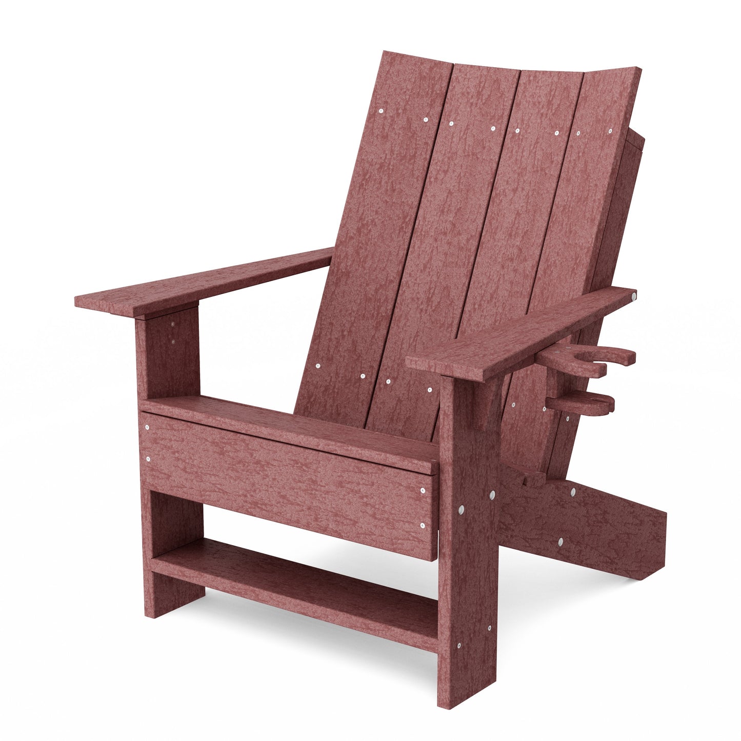 Contemporary Modern Adirondack Chair with Cup Holder