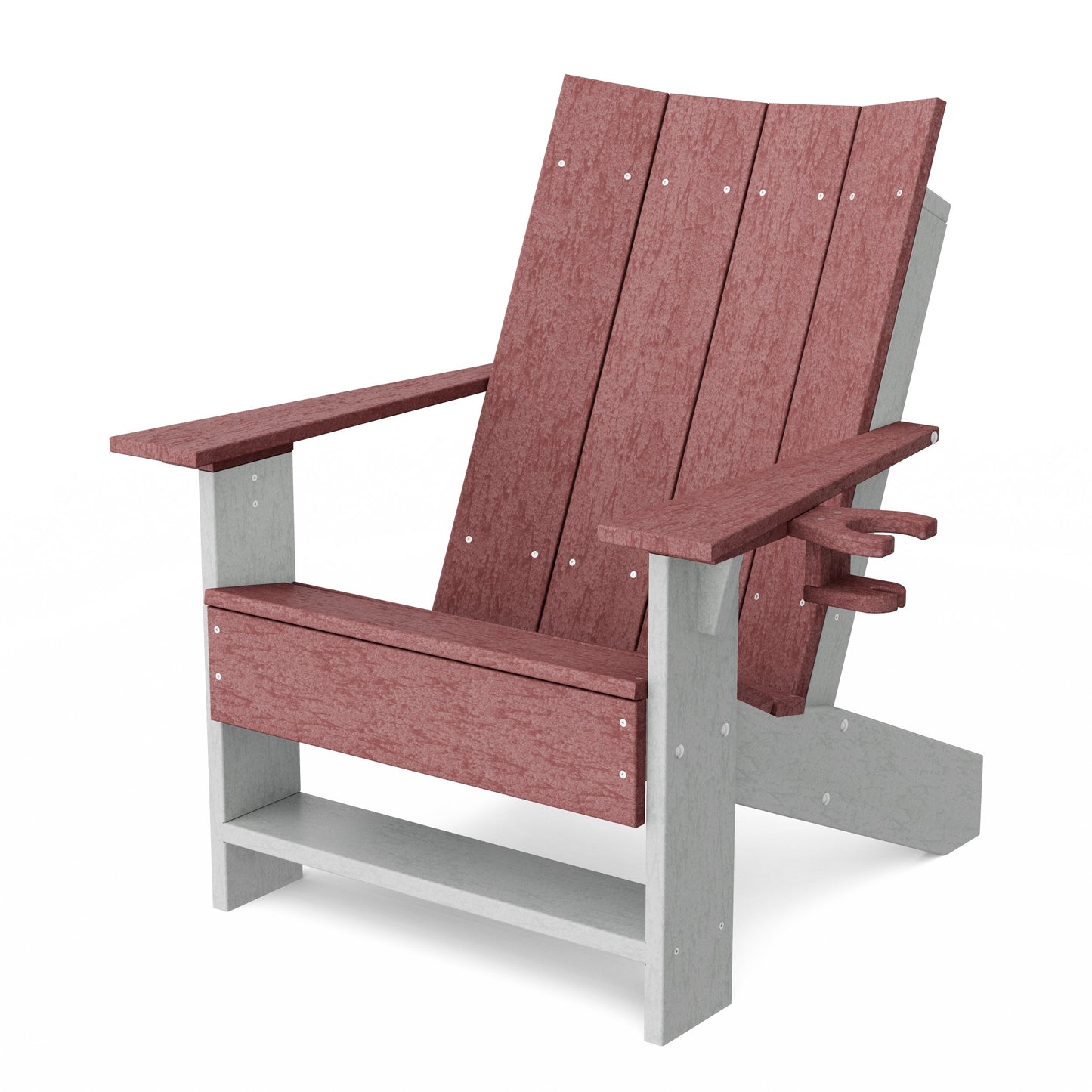 Contemporary Modern Adirondack Chair with Cup Holder