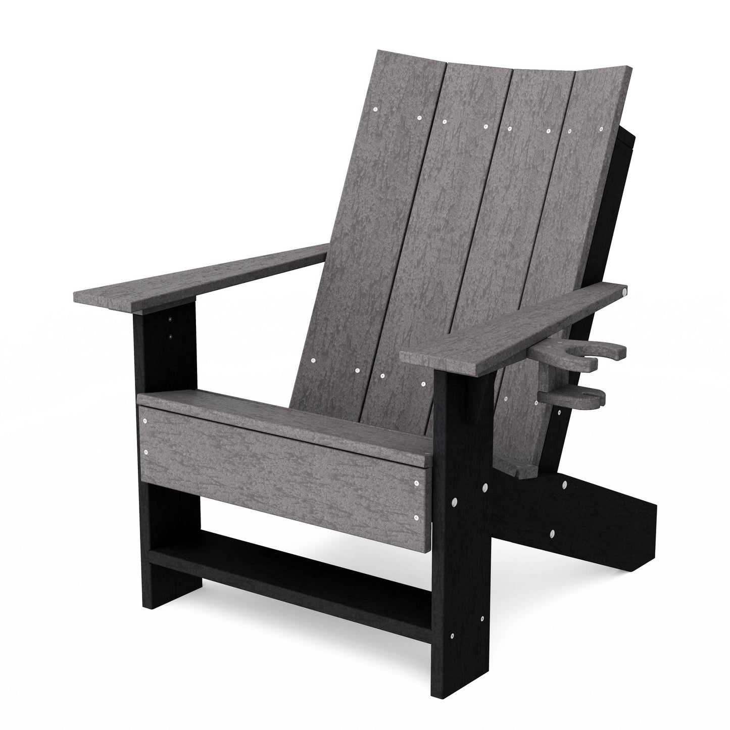 Contemporary Modern Adirondack Chair with Cup Holder