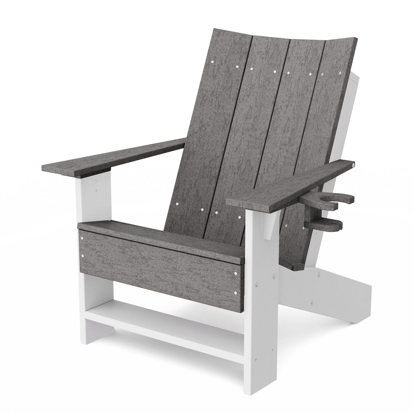 Contemporary Modern Adirondack Chair with Cup Holder