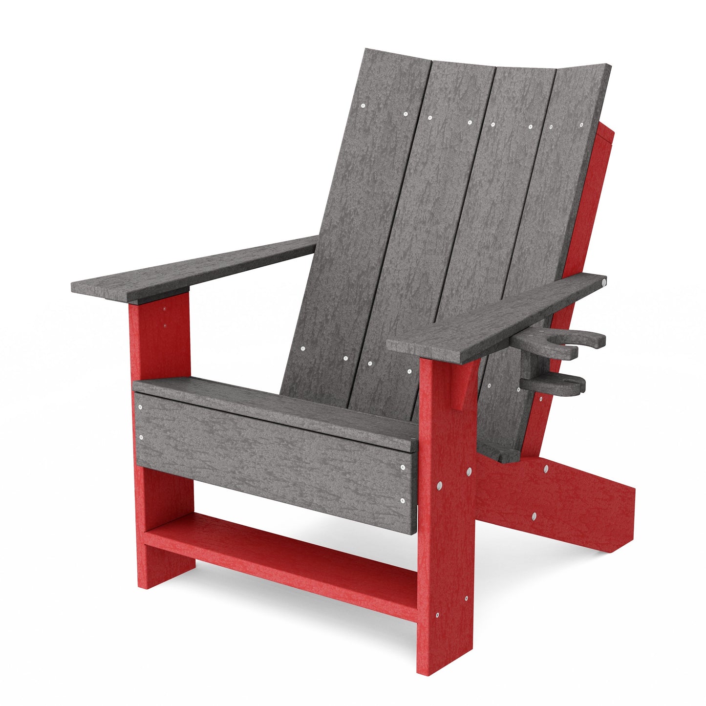Contemporary Modern Adirondack Chair with Cup Holder