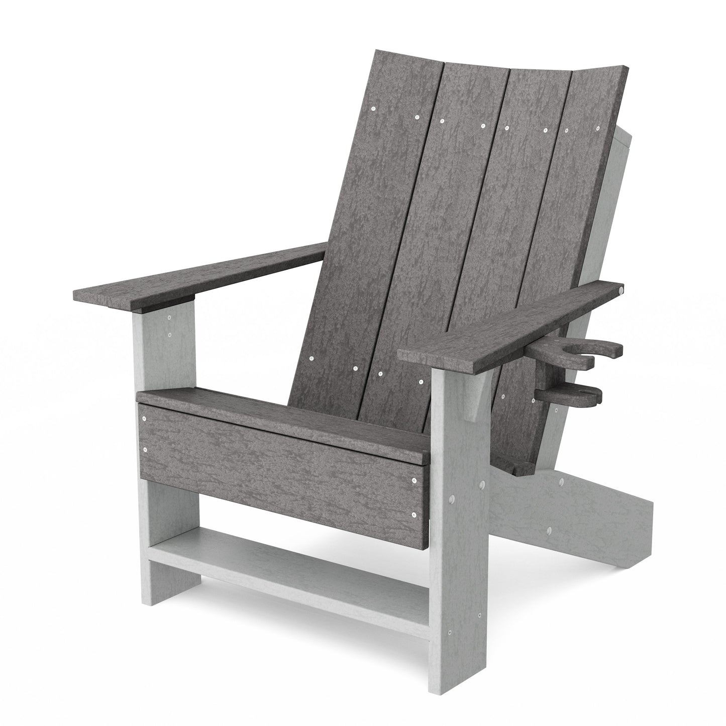 Contemporary Modern Adirondack Chair with Cup Holder